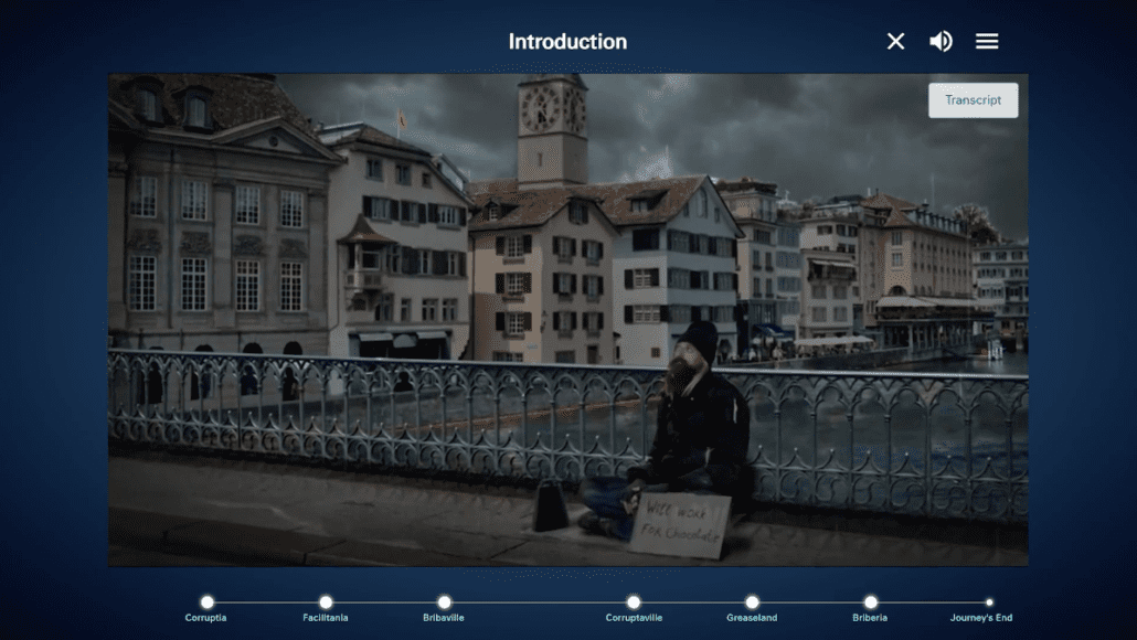 Anti-Bribery Scene Setting