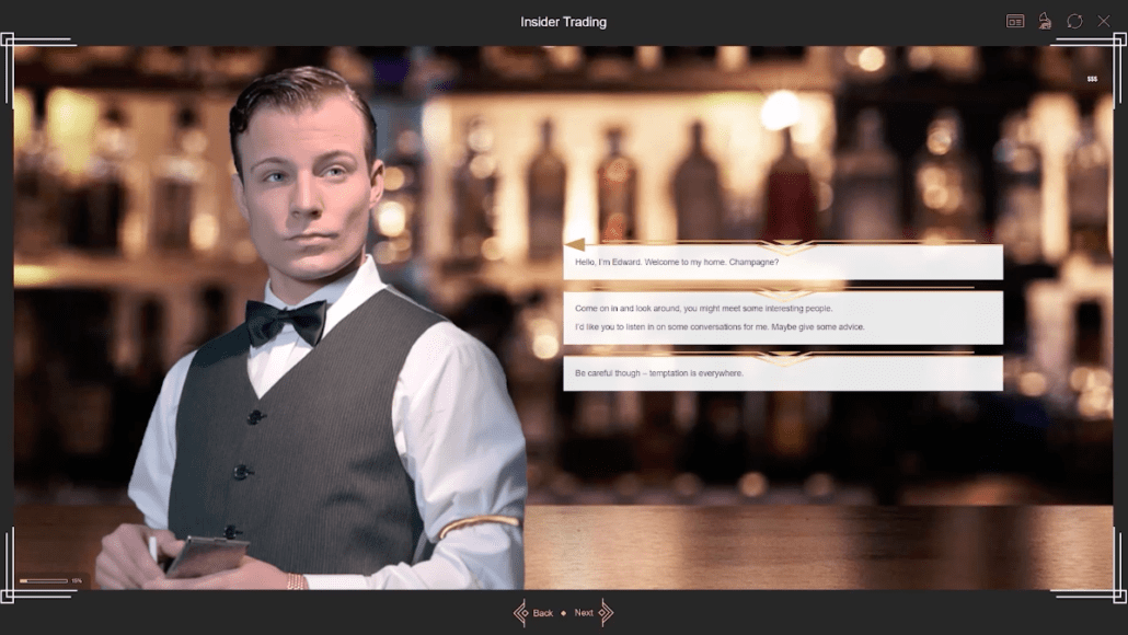 Insider Trading Character