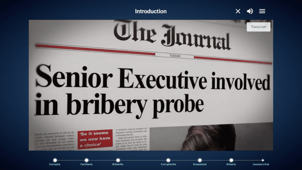 Anti-Bribery Character